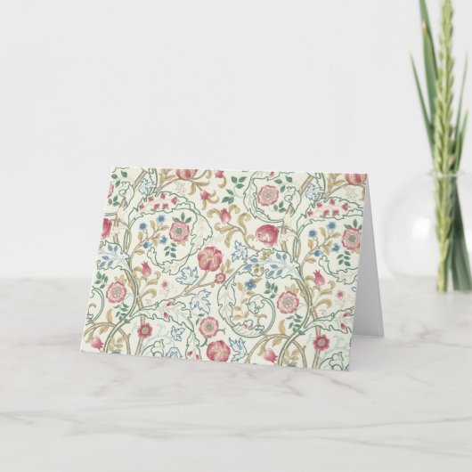 Carte Fleur, Motif Floral, William Morris (Devant)