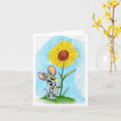 Carte Fleur 'n' de la souris (Fleur jaune)