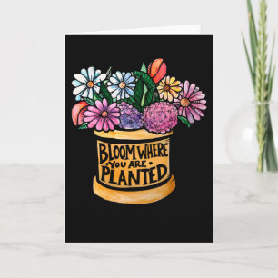 Carte Fleur où vous êtes planté