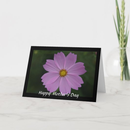 Carte fleur parfaite de mère (Devant)