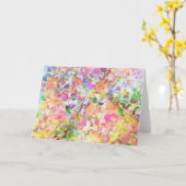 Carte Fleur pastel (Fleur jaune)