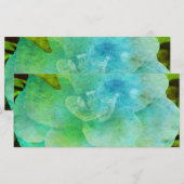 Carte Fleur peinte par Shirley Taylor (Devant / Derrière)