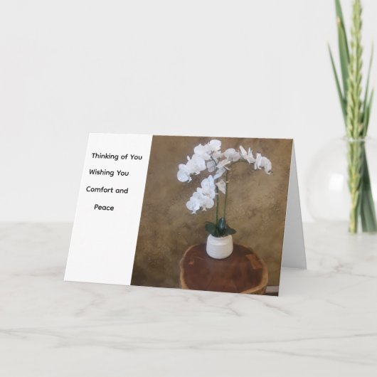 Carte Fleur Pensées pour Vous (Devant)