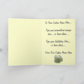 Carte Fleur Personnalisée Rose Carte Rose Blanche (Intérieur)