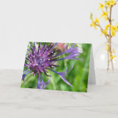 Carte Fleur pourpre (Fleur jaune)