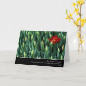 Carte Fleur Précoce, par Anna Wight (Fleur jaune)