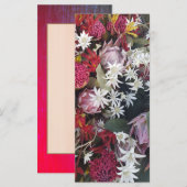Carte Fleur Protea rose Toutes les fins (Devant / Derrière)