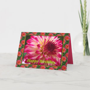 Carte Fleur rose
