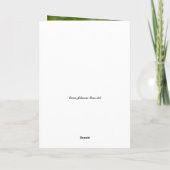 Carte Fleur rose de joyeux anniversaire de Dalia (Dos)