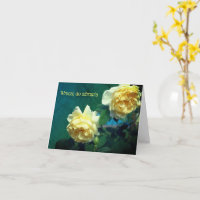 Carte Fleur Rose Polonaise Get Well