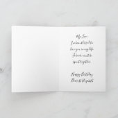 Carte Fleur rose/rouge/amour/anniversaire (Intérieur)