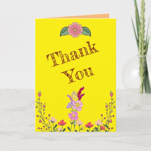 Carte Fleur sauvage (Devant)