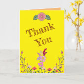 Carte Fleur sauvage (Fleur jaune)