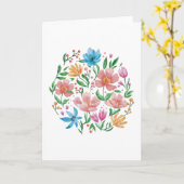 Carte Fleur sauvage (Fleur jaune)