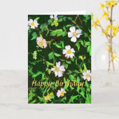 CARTE FLEUR SAUVAGE (Fleur jaune)