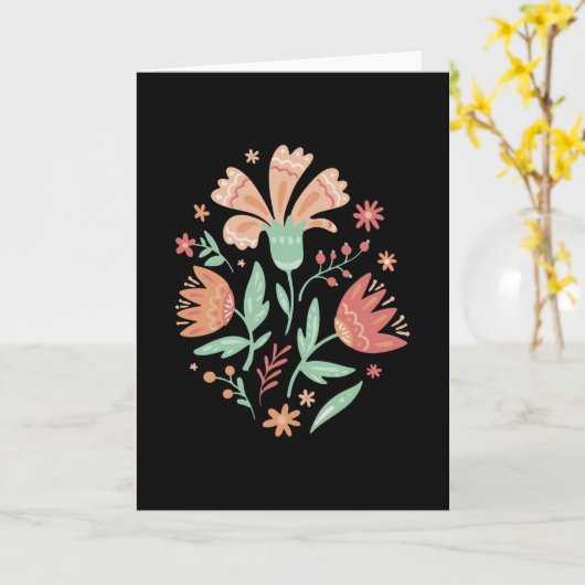 Carte Fleur sauvage (Fleur jaune)