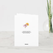 Carte fleur sauvage (Dos)