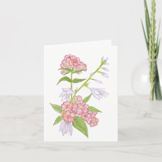 Carte fleur sauvage (Devant)