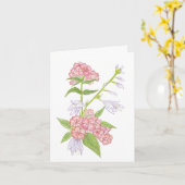 Carte fleur sauvage (Fleur jaune)