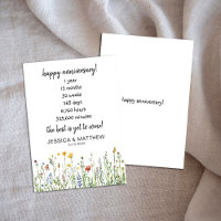 Fleur sauvage 1er anniversaire années mois semaine