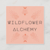 Carte fleur sauvage Alchemy Biz (Dos)
