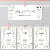 Carte fleur sauvage Carte Carte de carte de siège