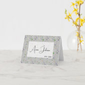 Carte Fleur sauvage d'été Sympathie Merci (Fleur jaune)