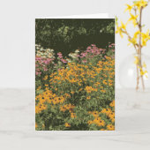 Carte Fleur sauvage Jardin Fleurs de cône Jardin Susans (Fleur jaune)