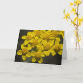 Carte Fleur sauvage jaune (Fleur jaune)
