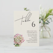 Carte fleur sauvage Mariage (Debout devant)