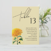 Carte fleur sauvage Mariage (Debout devant)