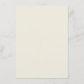 Carte fleur sauvage Mariage (Dos)