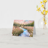 Carte Fleur sauvage Merci (Fleur jaune)