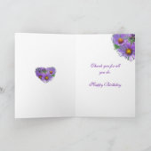 Carte Fleur sauvage pourpre d'asters d'automne (Intérieur)