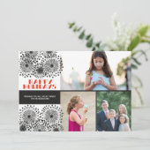 Carte Fleur sauvage x3 (Debout devant)