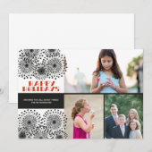 Carte Fleur sauvage x3 (Devant / Derrière)