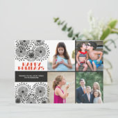 Carte Fleur sauvage x4 (Debout devant)