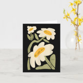 Carte Fleur subtile Kamala Harris Boho Floral (Fleur jaune)