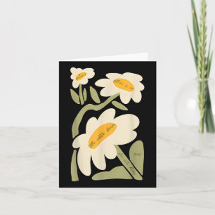 Carte Fleur subtile Kamala Harris Boho Floral