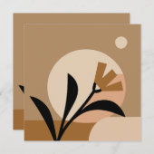 Carte Fleur Sun Boho (Devant / Derrière)