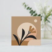 Carte Fleur Sun Boho (Debout devant)