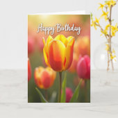 Carte Fleur Vibrante à Points (Fleur jaune)