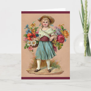 Carte Fleur victorienne