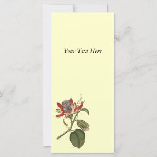Carte Fleur vintage Passion