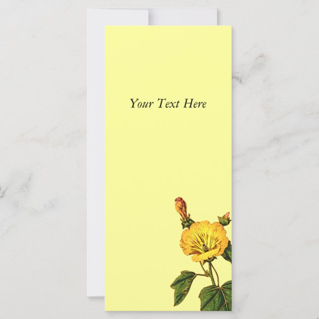 Carte Fleur vintage Passion (Devant)