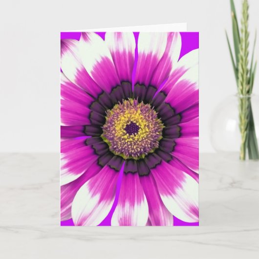 Carte Fleur violette (Devant)