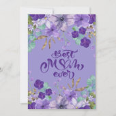 Carte Fleur Wreath Fête des mères Photo (Devant)