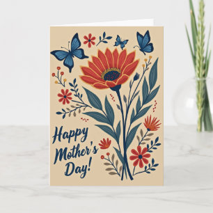 Carte Fleurie Aquarelle