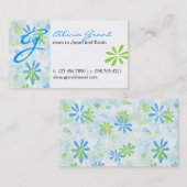 Carte fleurie de maman (Devant / Derrière)