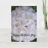 Carte Fleurie Joyeuse Fête des Mères Fleur de Neig (Devant)